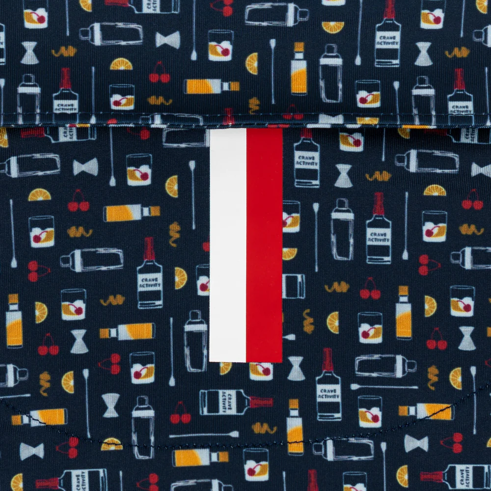 The Old Fashioned Men's Short Sleeve Performance Polo Admiral Navy