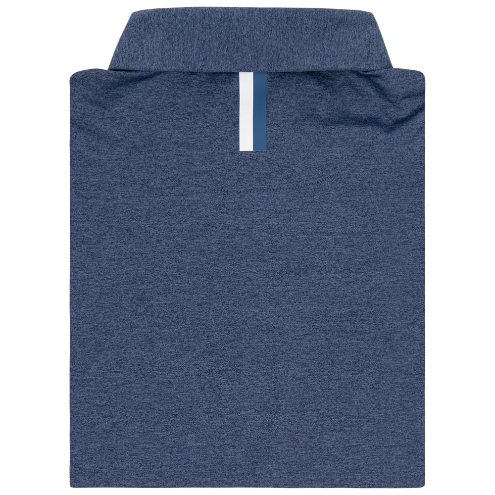 Heather Men's Long Sleeve Performance Polo