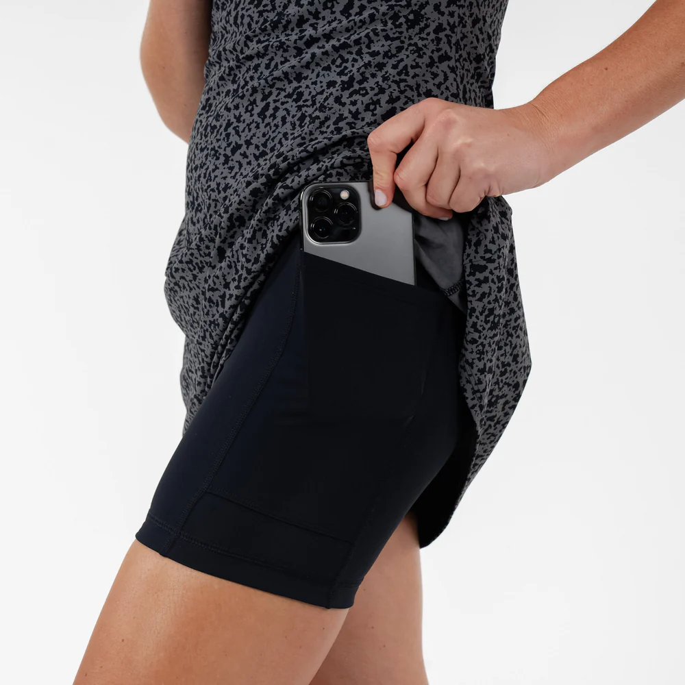 Demi Active Dress Women's Demi Active Dress Leopard Camo - Charcoal Grey