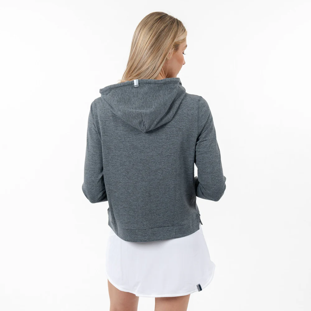 Tempo Performance Full-Zip Hoodie Women's Tempo Performance Full-Zip Hoodie Heather - Charcoal Grey