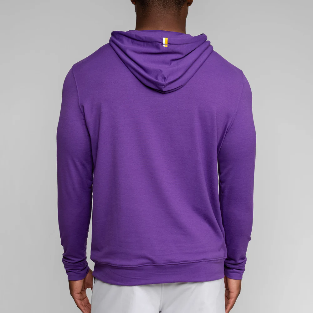 Hesi Collegiate Hoodie - LSU Men's Hesi Collegiate Hoodie Reauxback Purple