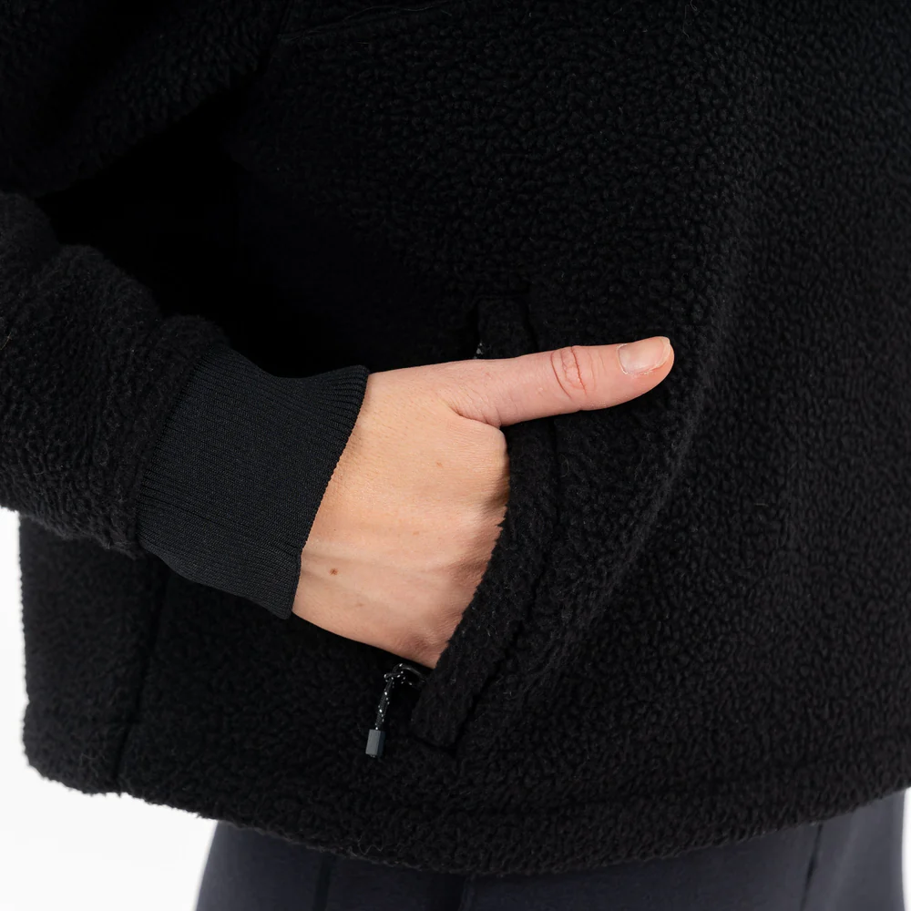 Rivanna Fleece Pullover Women's Rivanna Fleece Pullover Midnight Black