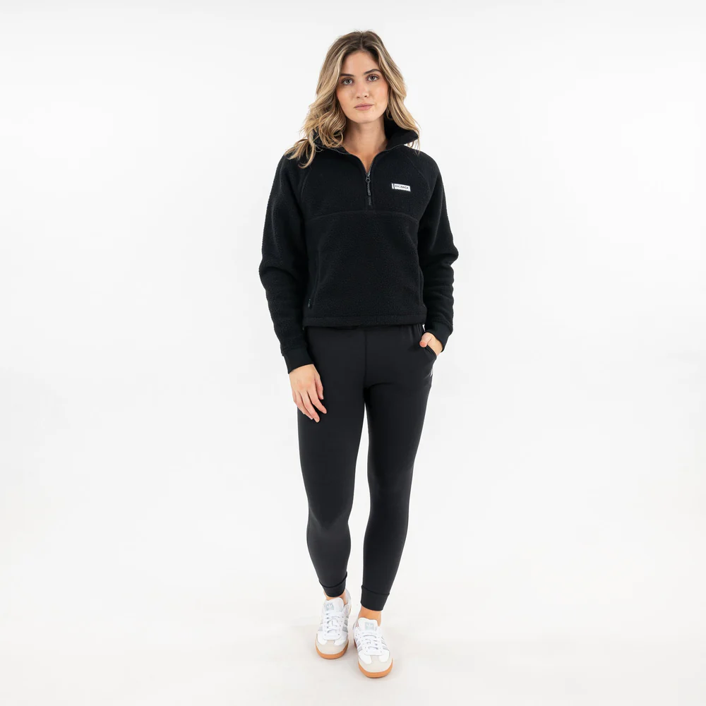 Rivanna Fleece Pullover Women's Rivanna Fleece Pullover Midnight Black