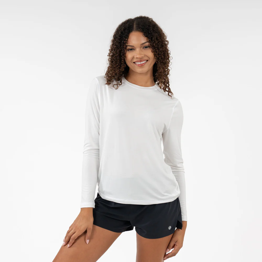 Drift Performance Long Sleeve Tee Women's Long Sleeve Drift Performance Tee White 3 Drift Performance Long Sleeve Tee Women's Long Sleeve Drift Performance Tee White