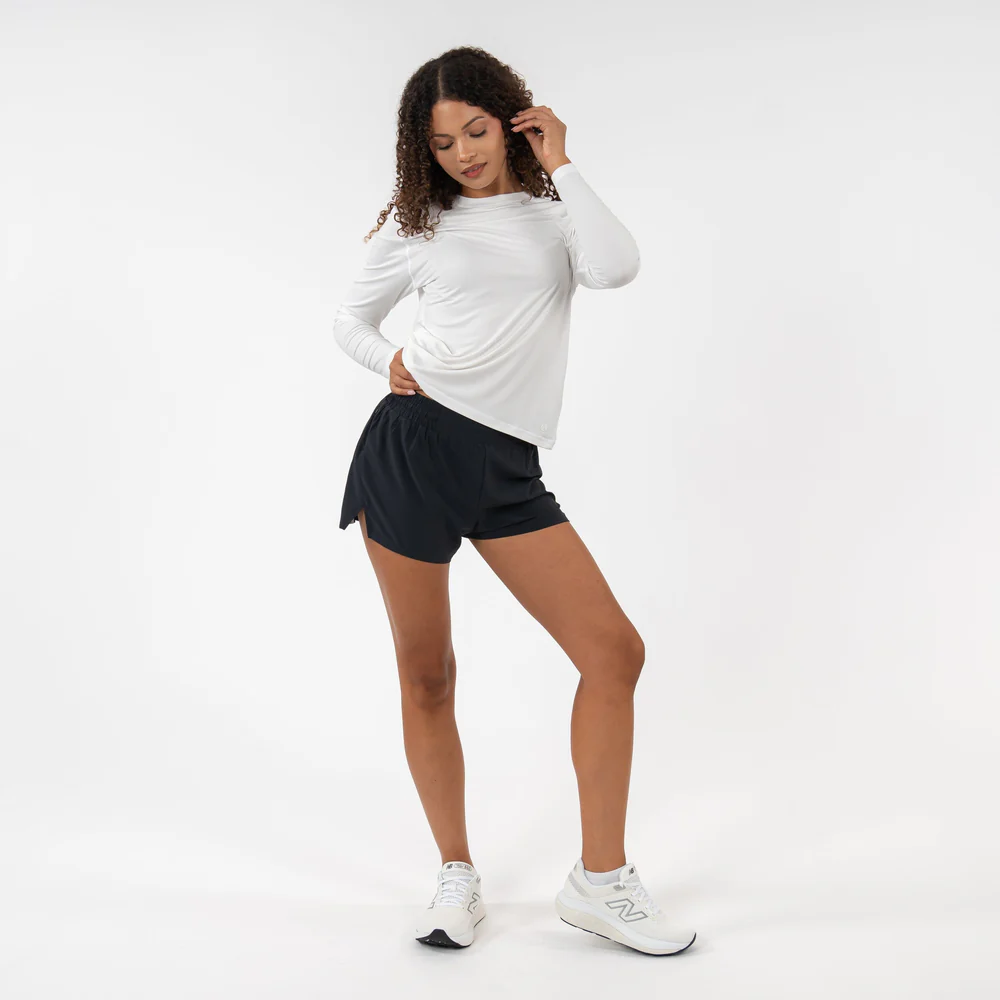 Drift Performance Long Sleeve Tee Women's Long Sleeve Drift Performance Tee White 4 Drift Performance Long Sleeve Tee Women's Long Sleeve Drift Performance Tee White