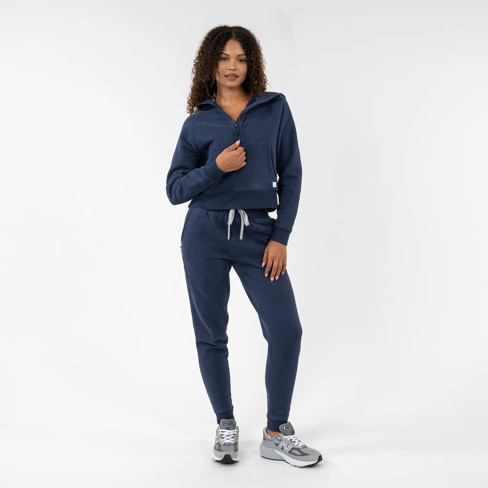 Clarity Half-Zip Hoodie Women's Clarity Half-Zip Hoodie Heather - Fleet Navy