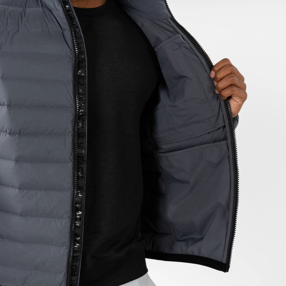 Glide Down Jacket Men's Glide Down Jacket Charcoal Grey