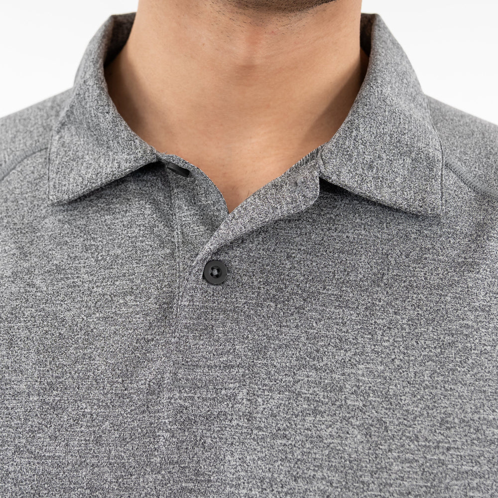Blitz Tech Polo Men's Short Sleeve Blitz Tech Polo Heather - Middie Grey