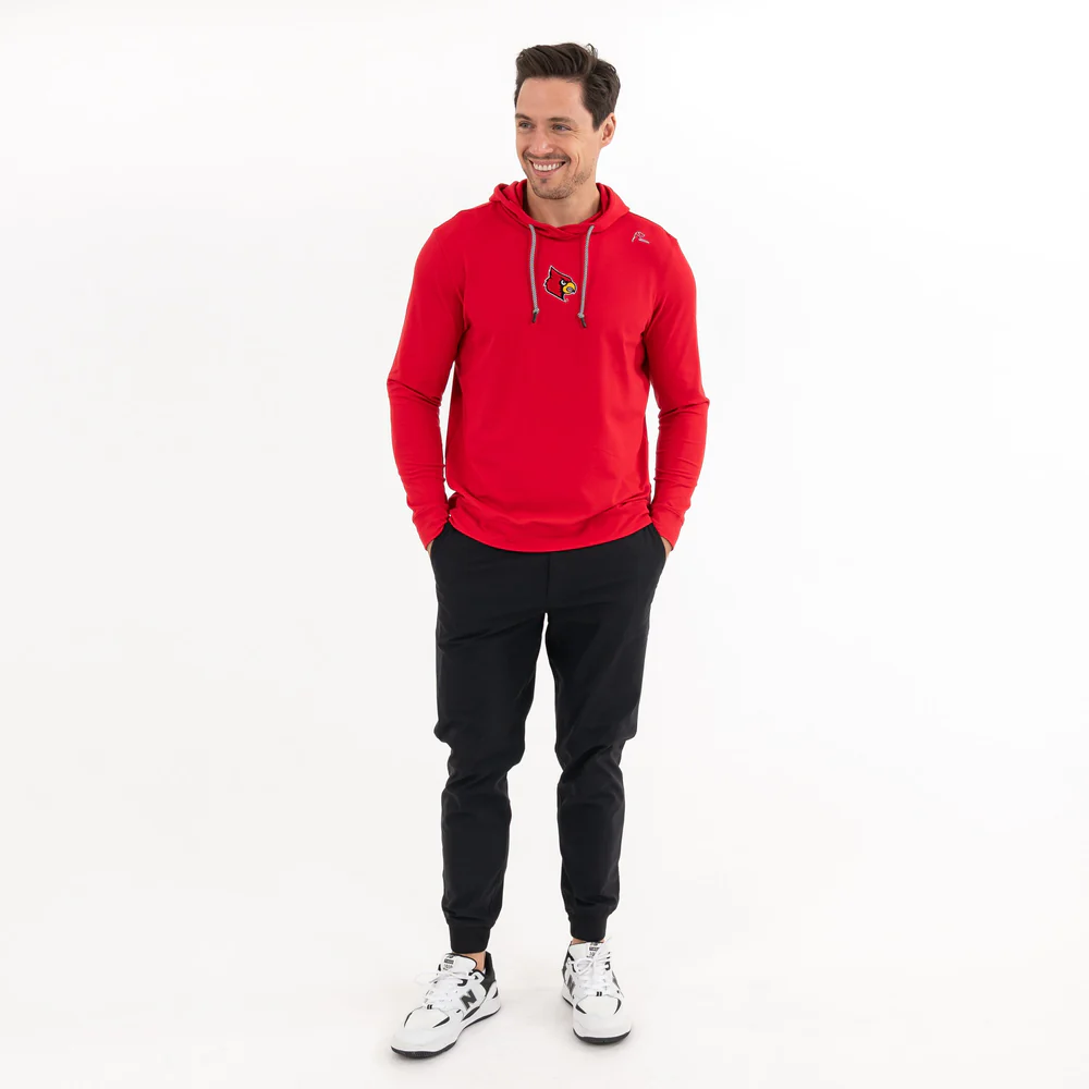 Hesi Collegiate Hoodie - Louisville Men's Hesi Collegiate Hoodie Roar Red