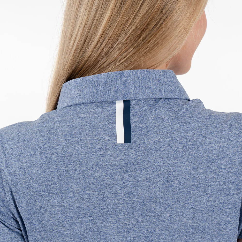 Heather Performance Polo Women's Short Sleeve Performance Polo Shoal Blue