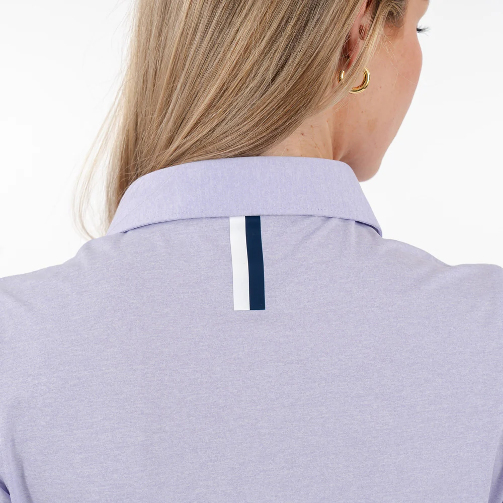 Heather Performance Polo Women's Short Sleeve Performance Polo Lavender