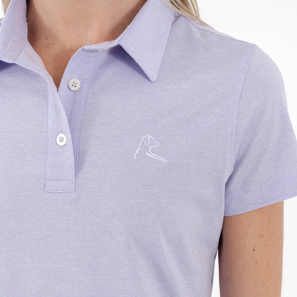 Heather Performance Polo Women's Short Sleeve Performance Polo Lavender