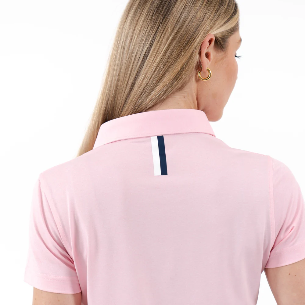 Heather Performance Polo Women's Short Sleeve Performance Polo Lotus Pink