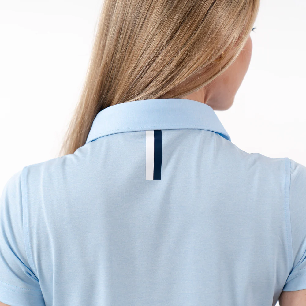 Heather Performance Polo Women's Short Sleeve Performance Polo Pure Blue