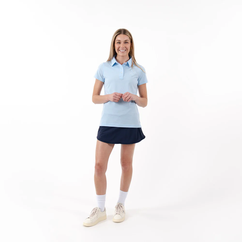 Heather Performance Polo Women's Short Sleeve Performance Polo Pure Blue