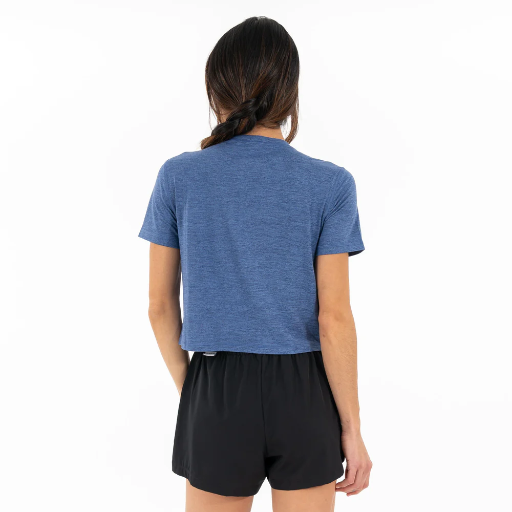 Drift Performance Crop Tee Women's Short Sleeve Drift Crop Performance Tee