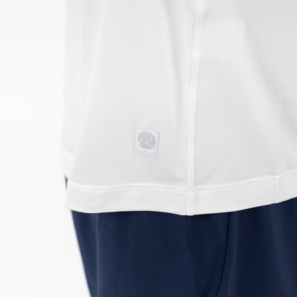 Drift Performance Crop Tank Women's Drift Crop Performance Tank White