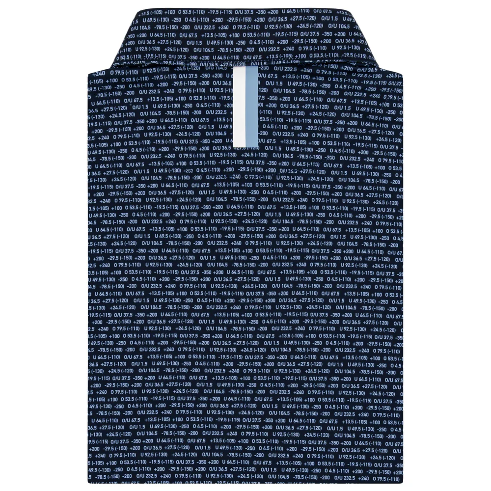 The Moneyline Men's Short Sleeve Performance Polo Fleet Navy