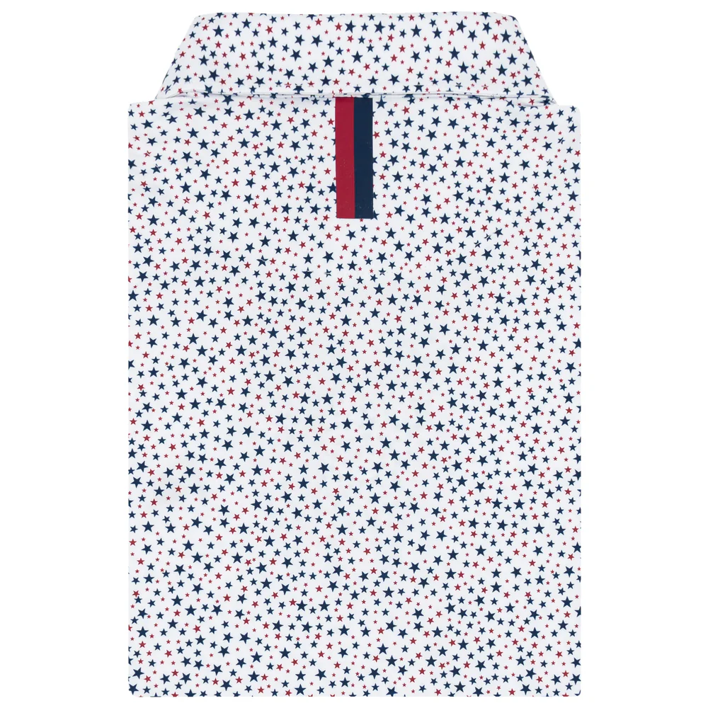 The All Stars Men's Short Sleeve Performance Polo White