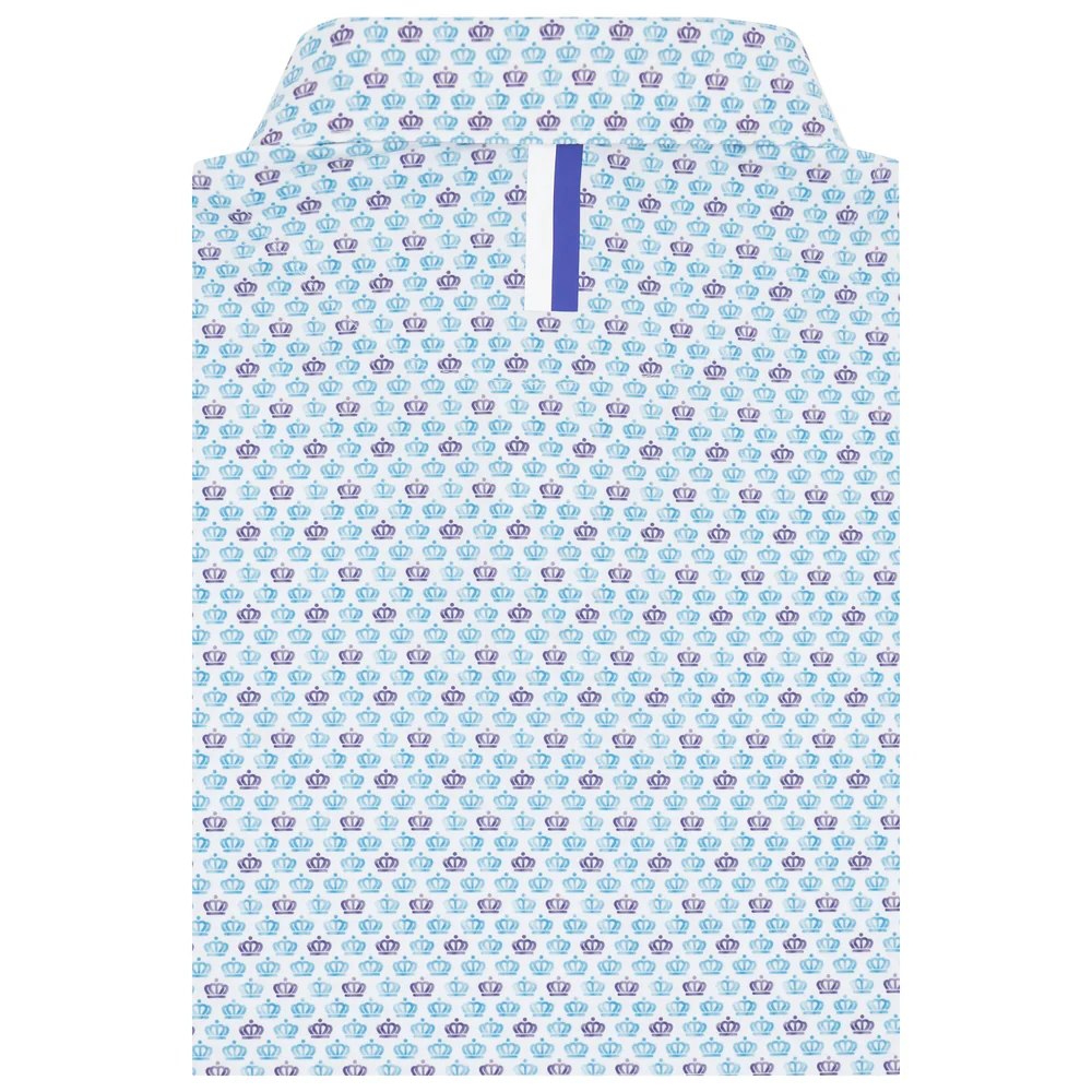 The CLT Men's Short Sleeve Performance Polo White