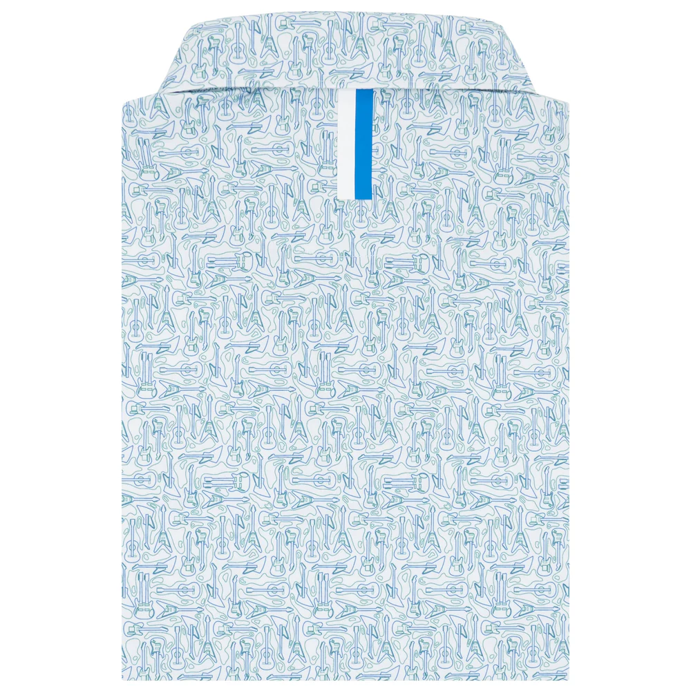 The Fairway To Heaven Men's Short Sleeve Performance Polo White