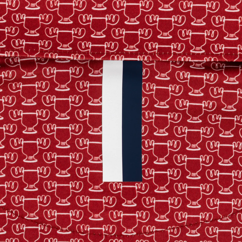 The Nog Men's Short Sleeve Performance Polo Cardinal Red