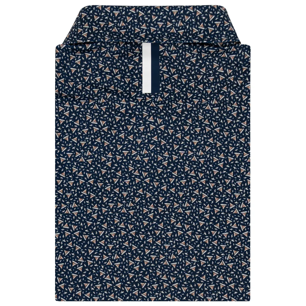 The Espresso Martini 3.0 Men's Short Sleeve Performance Polo Fleet Navy