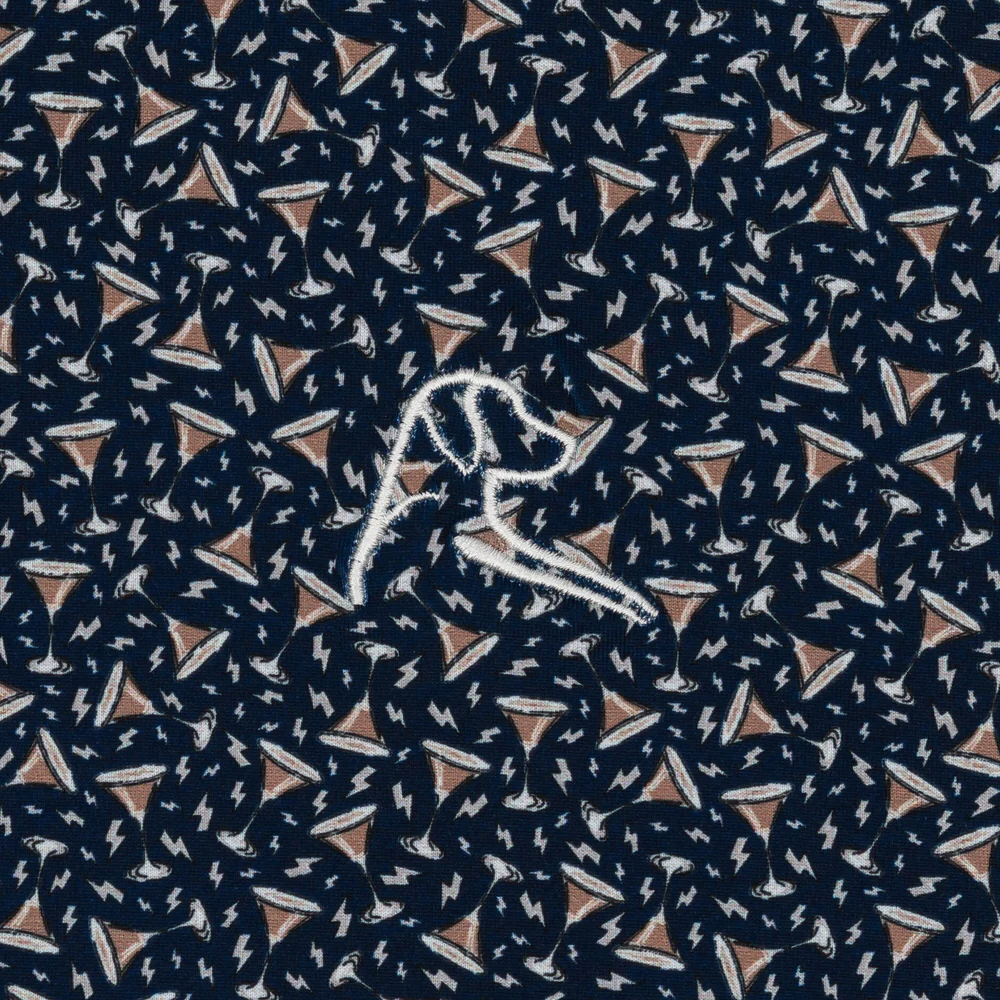 The Espresso Martini 3.0 Men's Short Sleeve Performance Polo Fleet Navy