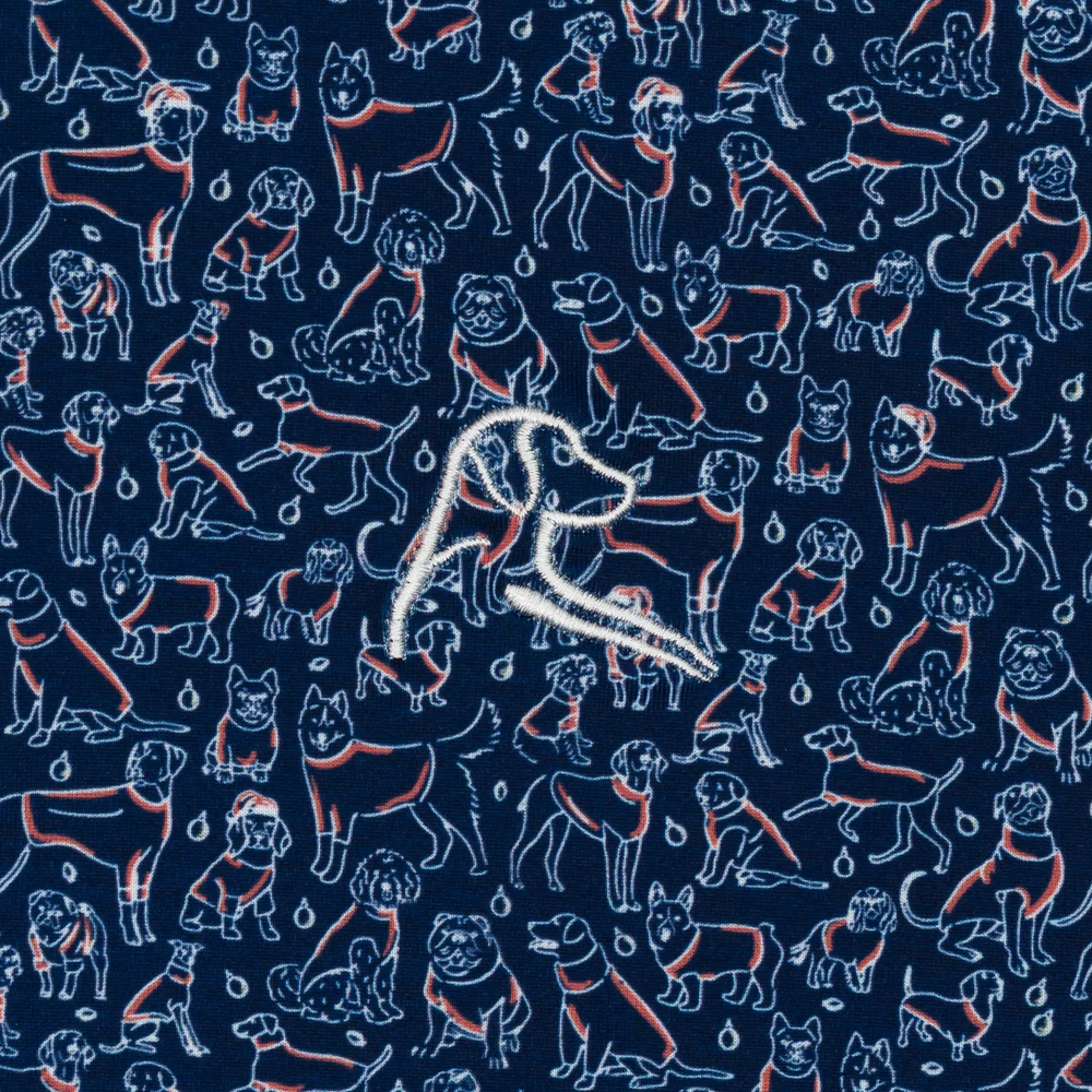 The Winter Coat Men's Short Sleeve Performance Polo Fleet Navy