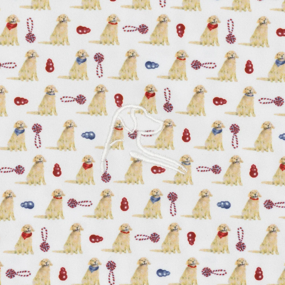 The Golden Men's Short Sleeve Performance Polo White