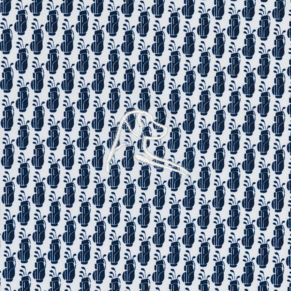 The Sticks Men's Short Sleeve Performance Polo White