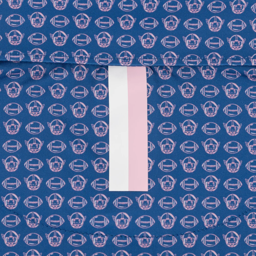 The Pigskin Men's Short Sleeve Performance Polo Short Stop Blue 3 The Pigskin Men's Short Sleeve Performance Polo Short Stop Blue