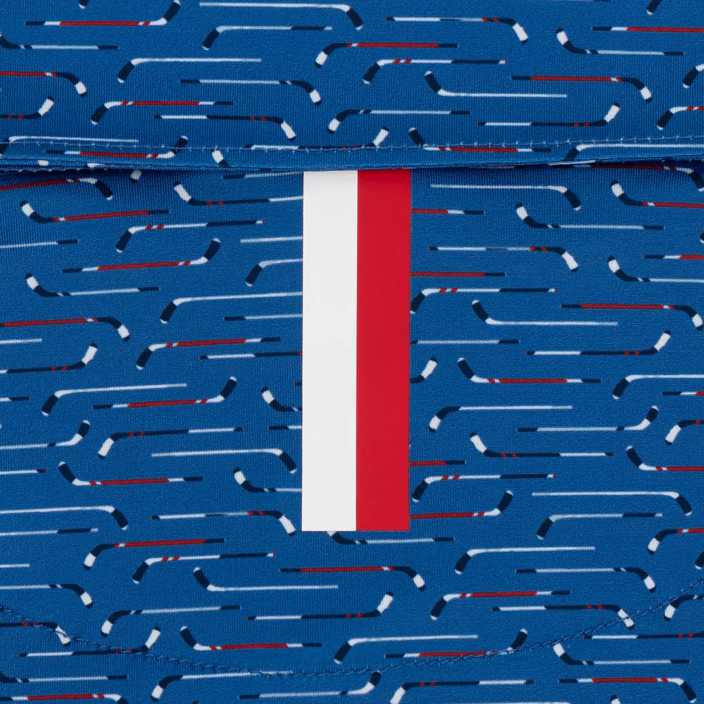 The Twig Men's Short Sleeve Performance Polo Short Stop Blue