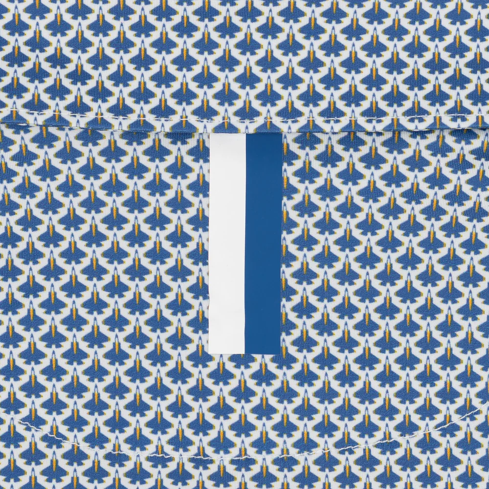 The Airshow Men's Short Sleeve Performance Polo White