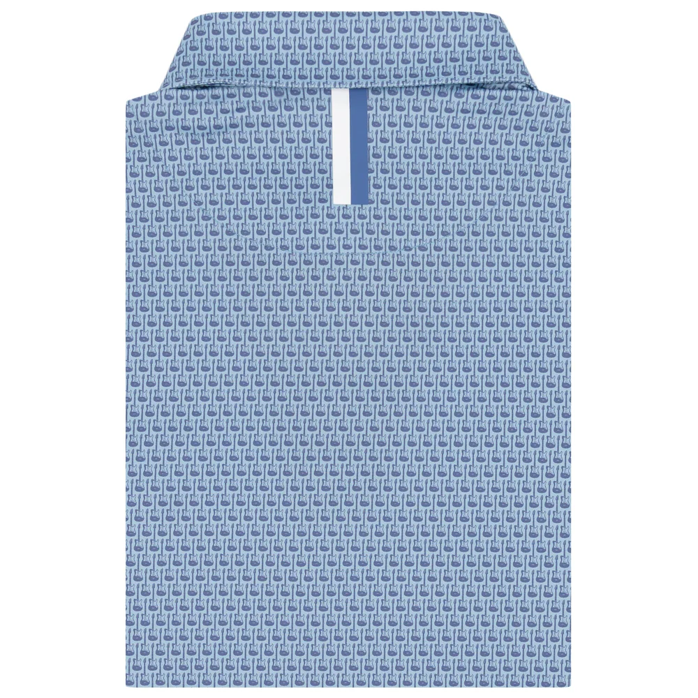 The Solo Men's Short Sleeve Performance Polo Zenith Blue