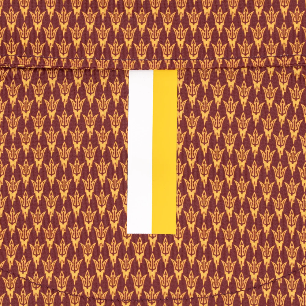 The Arizona State Fork 'Em™ Men's Short Sleeve Collegiate Polo Garnet Red