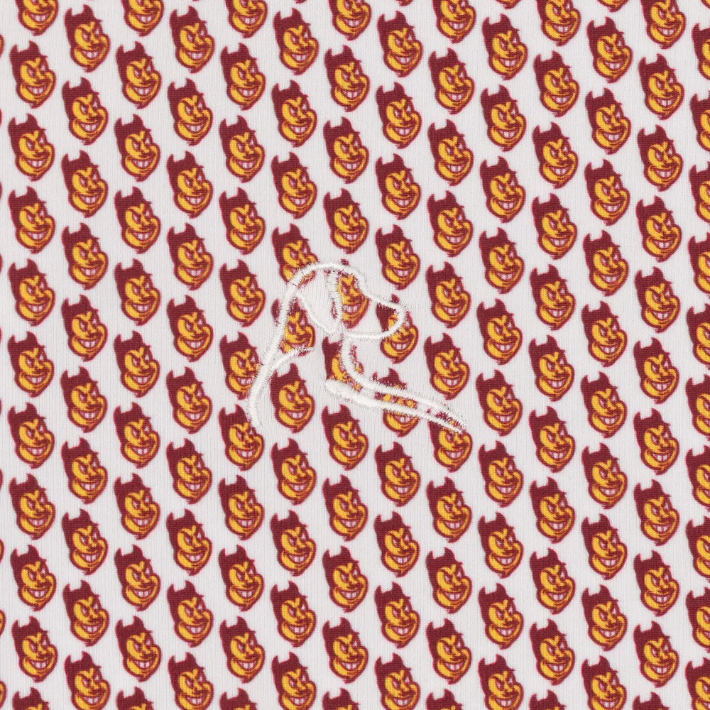 The Arizona State Sun Devils® Men's Short Sleeve Collegiate Polo White