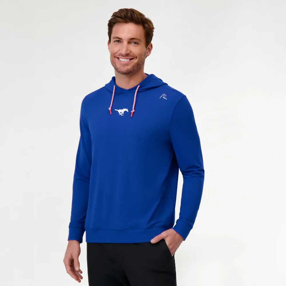 Hesi Collegiate Hoodie - SMU Men's Hesi Collegiate Hoodie Ocean Blue