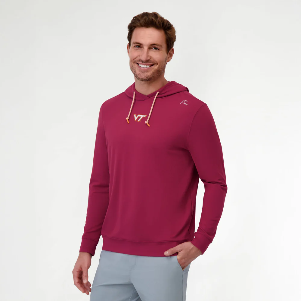 Hesi Collegiate Hoodie - Virginia Tech Men's Hesi Collegiate Hoodie Dark Maroon