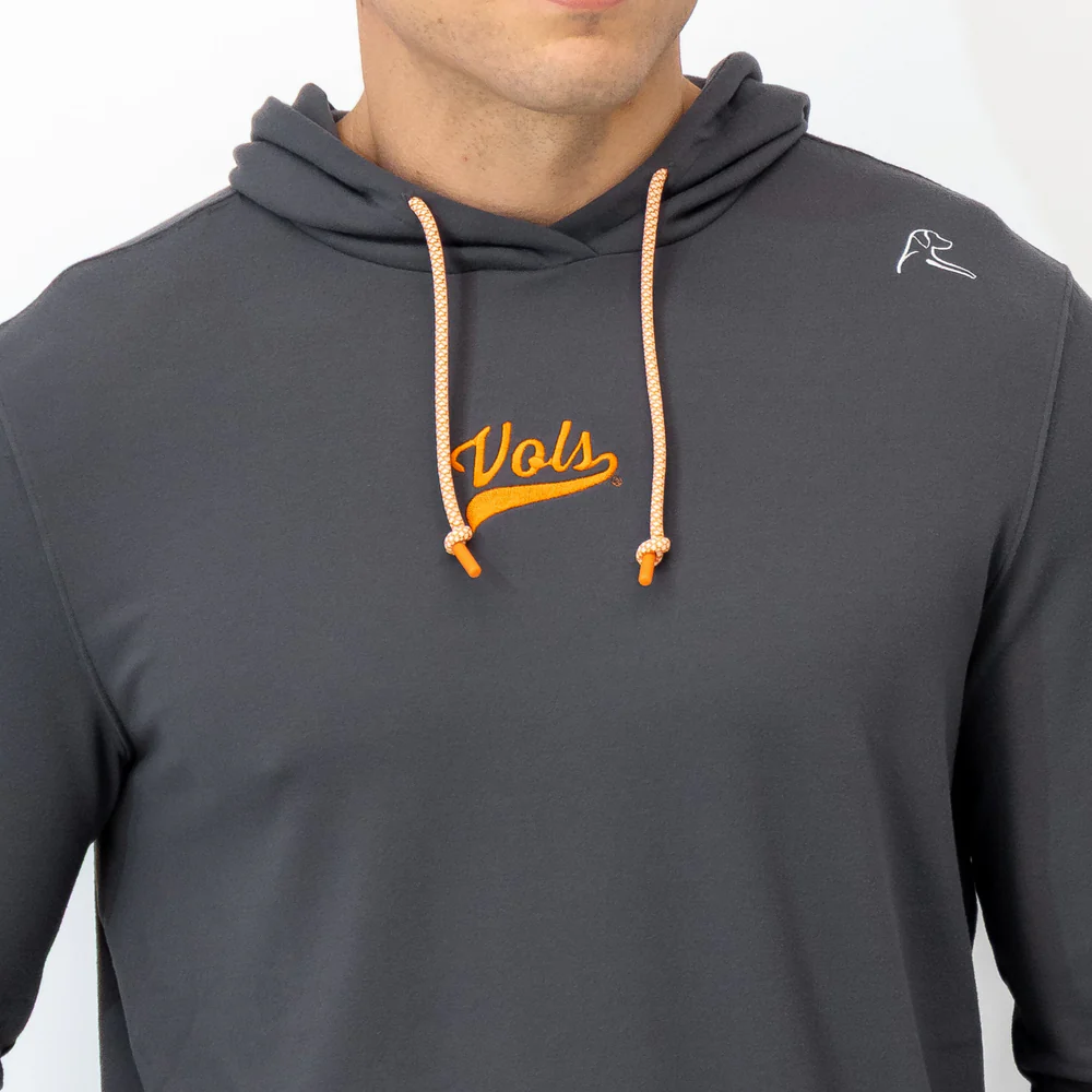 Hesi Collegiate Hoodie - Tennessee Men's Hesi Collegiate Hoodie Charcoal Grey