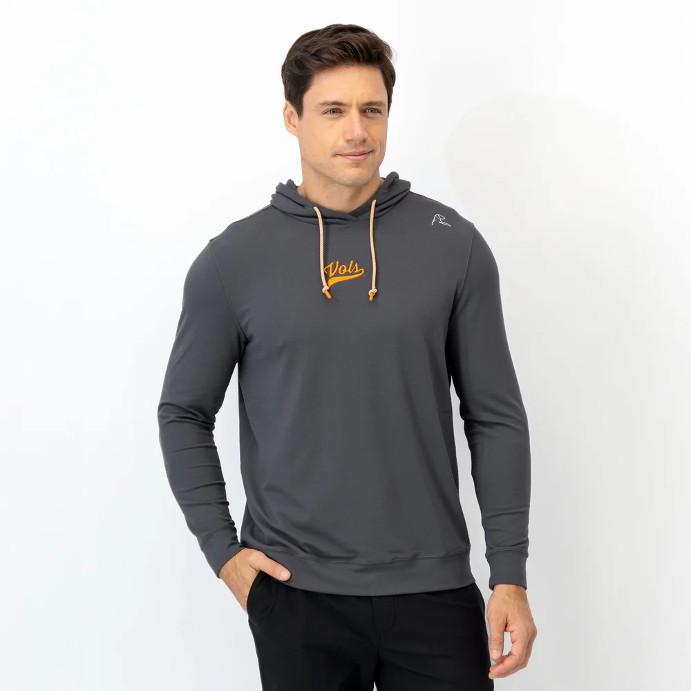 Hesi Collegiate Hoodie - Tennessee Men's Hesi Collegiate Hoodie Charcoal Grey