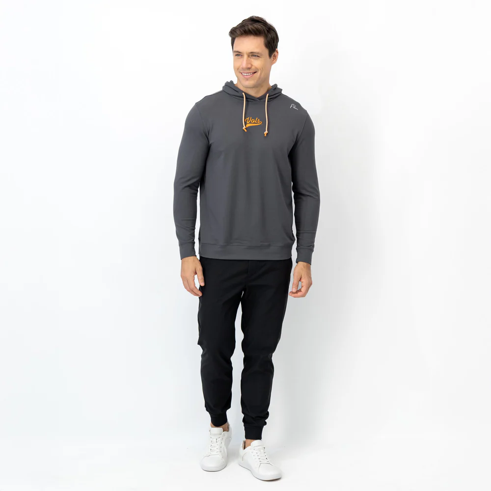 Hesi Collegiate Hoodie - Tennessee Men's Hesi Collegiate Hoodie Charcoal Grey