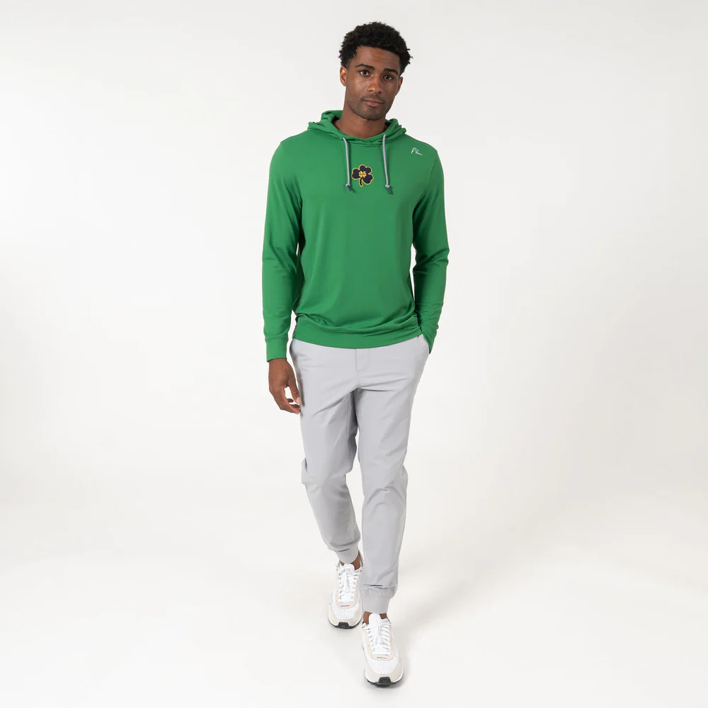 Hesi Collegiate Hoodie - Notre Dame Men's Hesi Collegiate Hoodie Irish Green