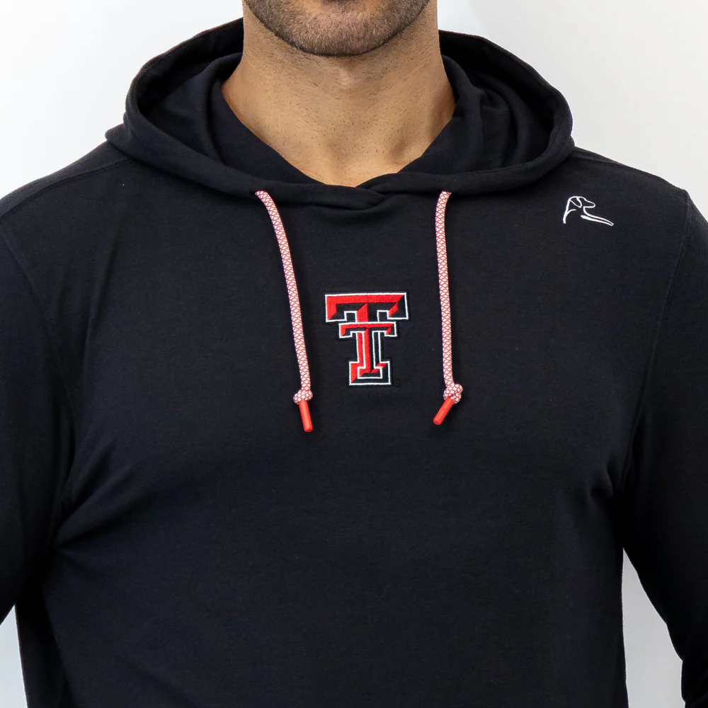 Hesi Collegiate Hoodie - Texas Tech Men's Hesi Collegiate Hoodie Black