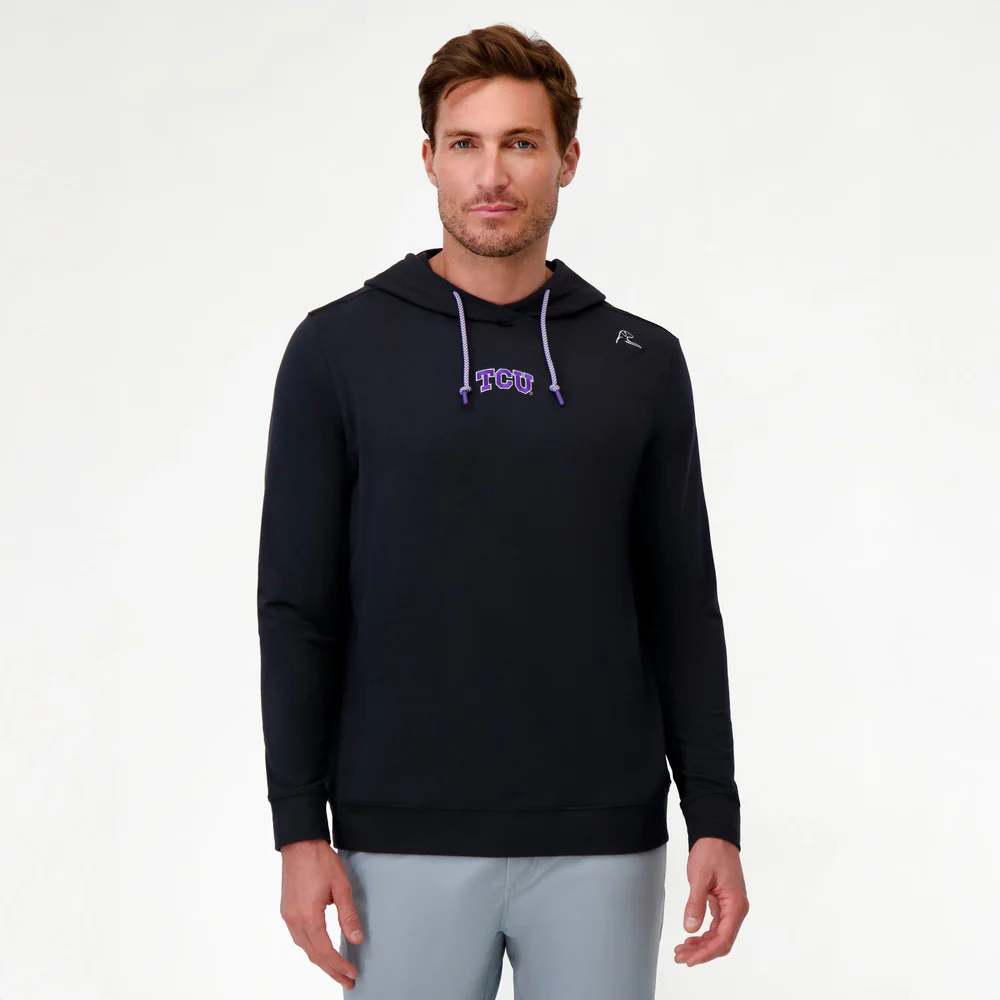 Hesi Collegiate Hoodie - TCU Men's Hesi Collegiate Hoodie Black