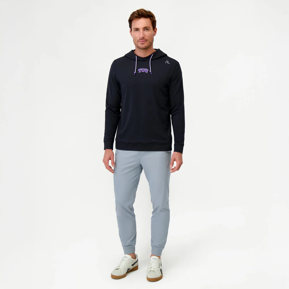 Hesi Collegiate Hoodie - TCU Men's Hesi Collegiate Hoodie Black