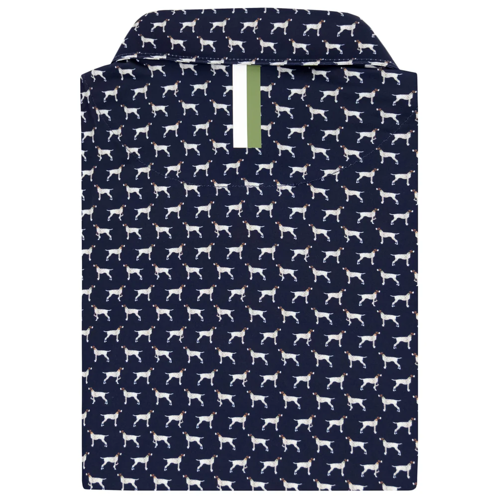 The GSP Men's Short Sleeve Performance Polo Evening Navy