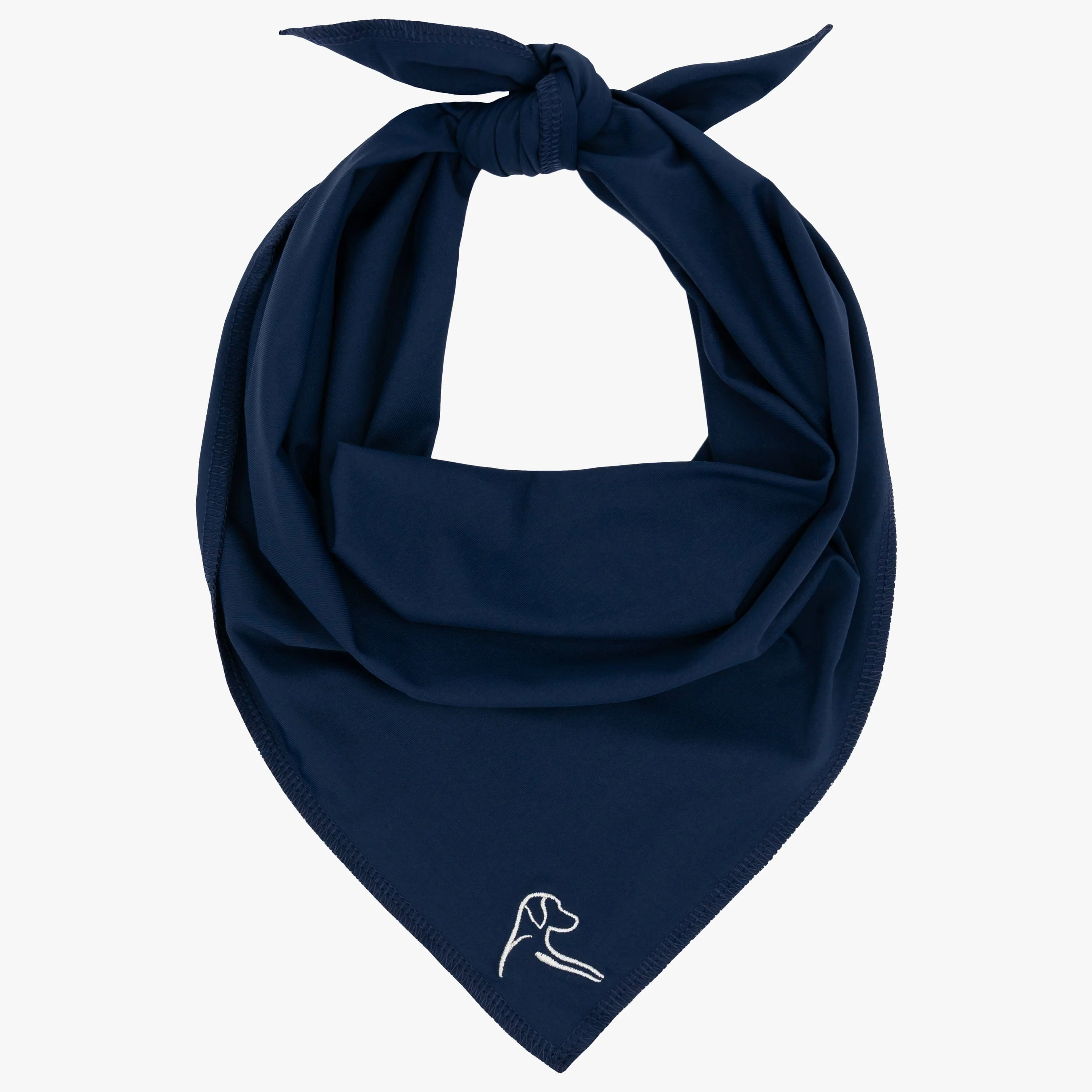 Solid Dog Bandana Fleet Navy