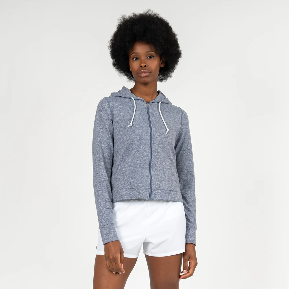 Tempo Performance Full-Zip Hoodie Women's Tempo Performance Full-Zip Hoodie Heather - Steel Grey 3 Tempo Performance Full-Zip Hoodie Women's Tempo Performance Full-Zip Hoodie Heather - Steel Grey