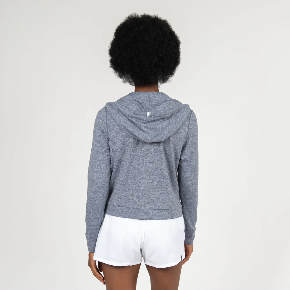 Tempo Performance Full-Zip Hoodie Women's Tempo Performance Full-Zip Hoodie Heather - Steel Grey 4 Tempo Performance Full-Zip Hoodie Women's Tempo Performance Full-Zip Hoodie Heather - Steel Grey